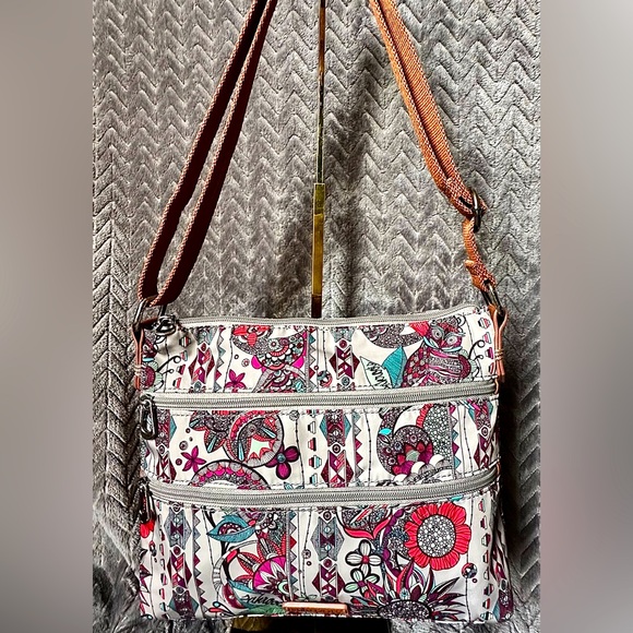 Sakroots Handbags - Sakroots Nylon Multi-Pocket Crossbody